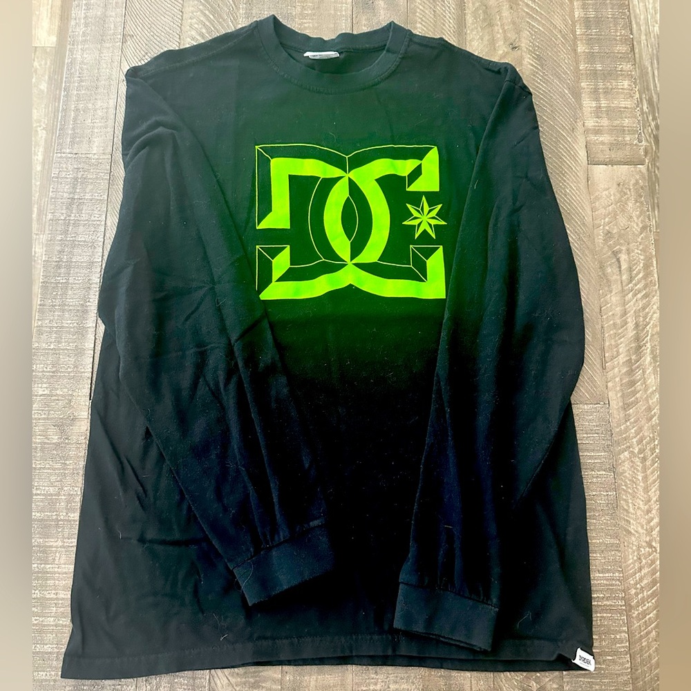 Black Long Sleeve DC Tee